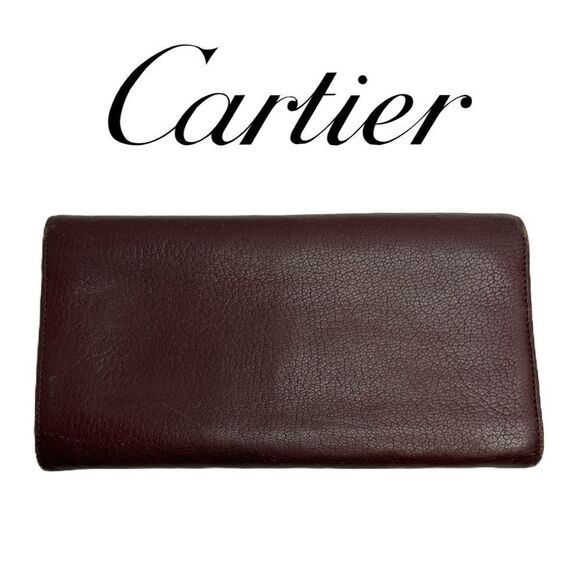 Cartier 💯 Authentic Front Flap Wallet - Picture 2 of 7